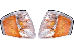korvre 1 Pair Car Front Corner Light Turn Signal Lamp for C Class W202 C230 C280 1994-2000 2028261143 2028261243