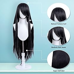 UTIEHD 100cm / 40 Inch Long Wig, Universal Anime