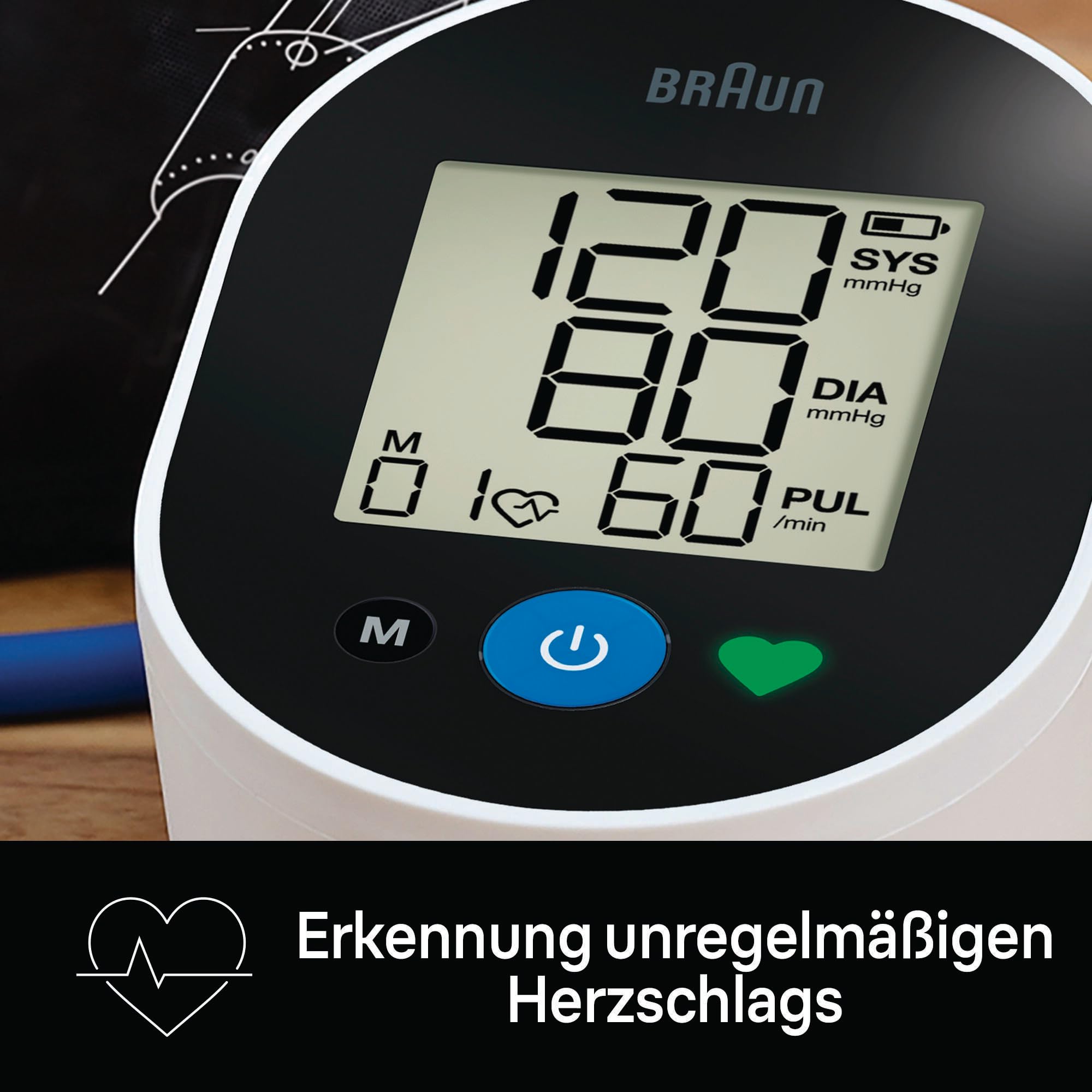 Braun ExactFit™ 2 Oberarm-Blutdruckmessgerät | Klinisch nachgewiesene Präzision | Farbcodierte Anzeige | Universalmanschette | Für den nicht-kommerziellen Gebrauch | BUA4050 6