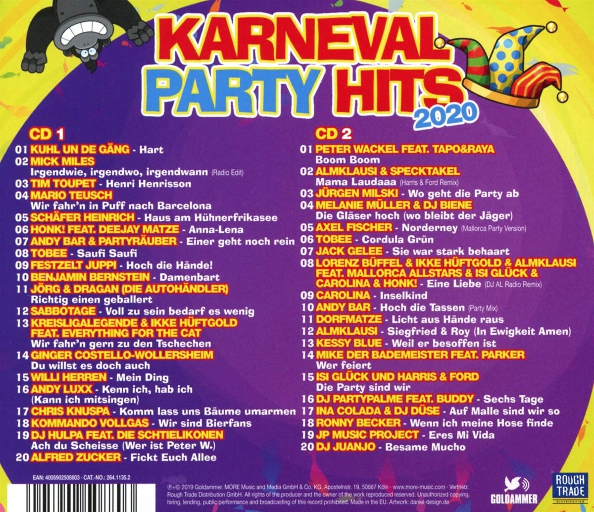 Various Karneval Party Hits 2020 Amazon Com Music