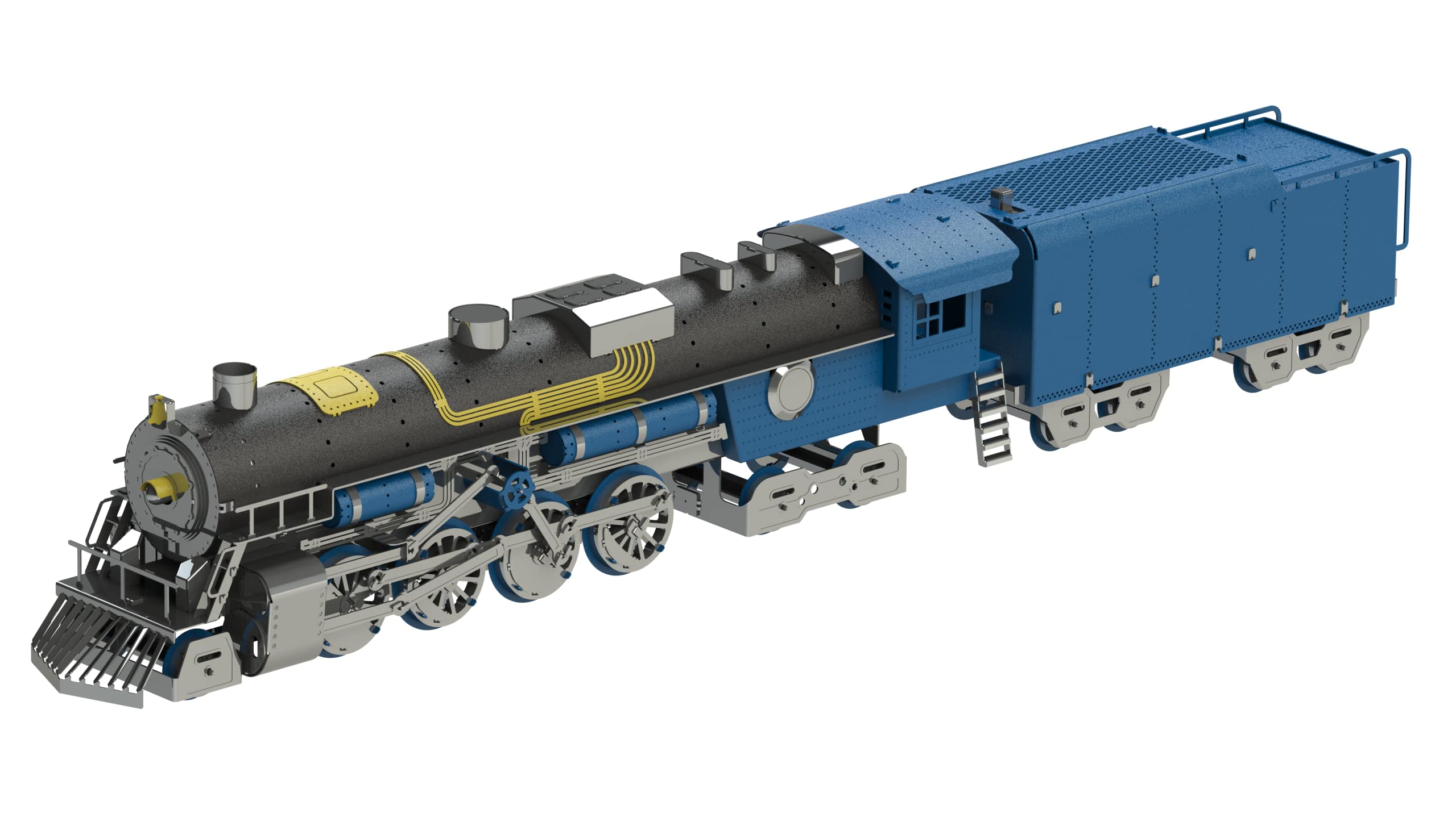 METAL-TIME Polar Steel Model,Metal Model Kit, 3D Metal Model Kits to Build for Adults, POLAR STEEL MAGIC EXPRESS COLOR VERSION, 239 Pieces.