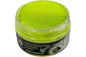 BT OUTDOORS Pro-Tec Powder Paint for Lures Fishing Lure Paint Jig Head Paint, Fishing Lure Paint High Gloss Powder Coating Paint, 2 Ounces (Circle B Tackle Powder Paint/Green Chartreuse)