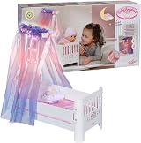 Baby Annabell Sweet Dreams Bed Doll Bed with Light Up Canopy 43cm view 1