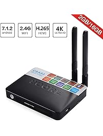 Android 7.1 TV Box, Superbow CSA93 T95M Smart Internet TV Box with 2GB RAM 16GB ROM, Amlogic S912 Octa-core 64 Bit WiFi Support 4K Full HD