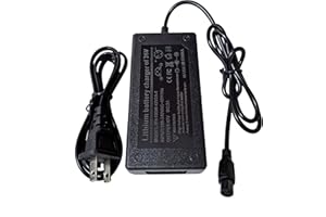 YAREMYEYE 0.31inch 42V 2A Power Adapter with 3-Prong Inline Connector for Dirt Quad, Pocket Mod, Sports Mod 36V Lithium Battery Power Supply - Compact/Portable Charger