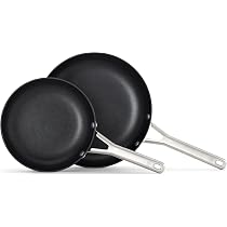 Calphalon Signature Dutch Oven – 5 Qt (ca. 4,7 L), Harteloxierte Antihaftbeschichtung, Ofenfest Bis 250°C