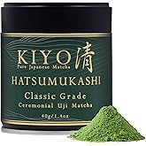 Kiyo Matcha Classic Grade Hatsumukashi Ceremonial Uji Matcha - Pure Japanese First Harvest Ceremonial Grade Matcha Green Tea Powder from Uji, Japan (40g/1.41oz)