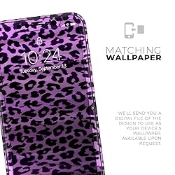 Design Skinz Vivid Purple Leopard Print