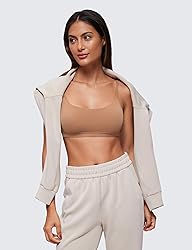 CRZ YOGA Softhold Women's Double Lined Bralettes