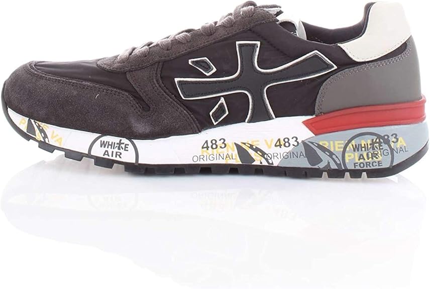 premiata black sneakers