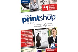 ENCORE SOFTWARE, LLC The Print Shop Deluxe 5.0 - Creative Design Suite for home and small business [PC Download]