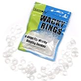 Wacky Rings Senko Worm O-Rings for Wacky and Neko Rig Fishing (100 Pack) | Wacky / Neko Rigging, Stops Soft Plastic Tearing, Sizes for 3 inch/Finesse to 6+ in Baits, 8 Colors