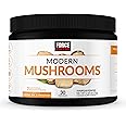 Force Factor Modern Mushrooms Powder, Mushroom Supplement to Support Energy, Focus, Immunity, & Digestion with Cordyceps, Turkey Tail, Chaga, Reishi, Lion’s Mane, Shiitake, Unflavored, 30 Servings