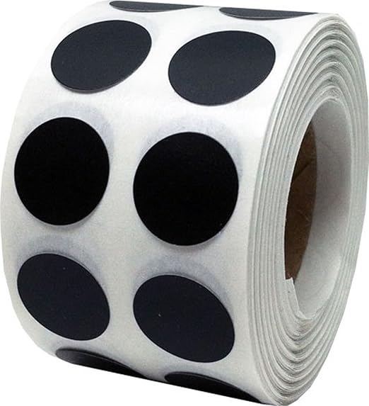 Black Circle Stickers, 13 mm 1/2 Inch Dot Labels 1000 Pack Amazon.ca