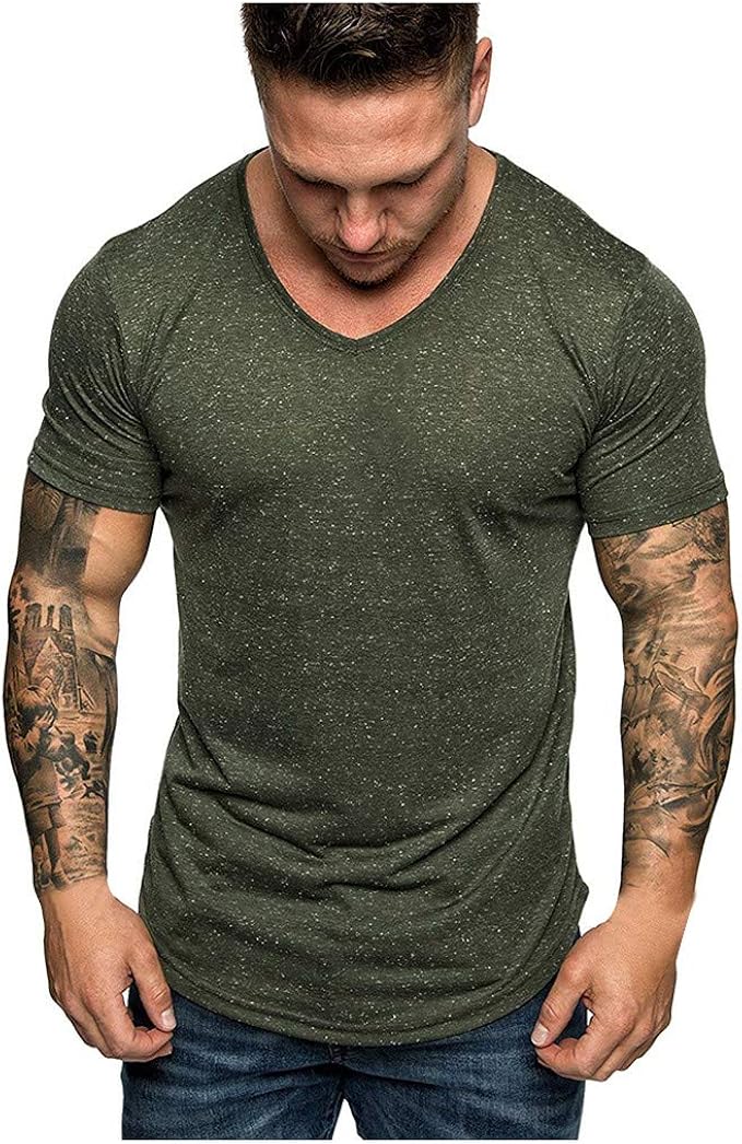 plain muscle fit t shirts