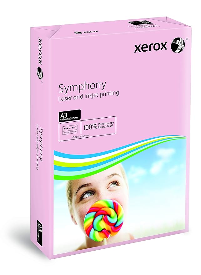 Xerox Symphony Pastel 003R92261 Printer/Copier Paper Coloured DIN A3 80 g/m² 500 Sheets Suitable