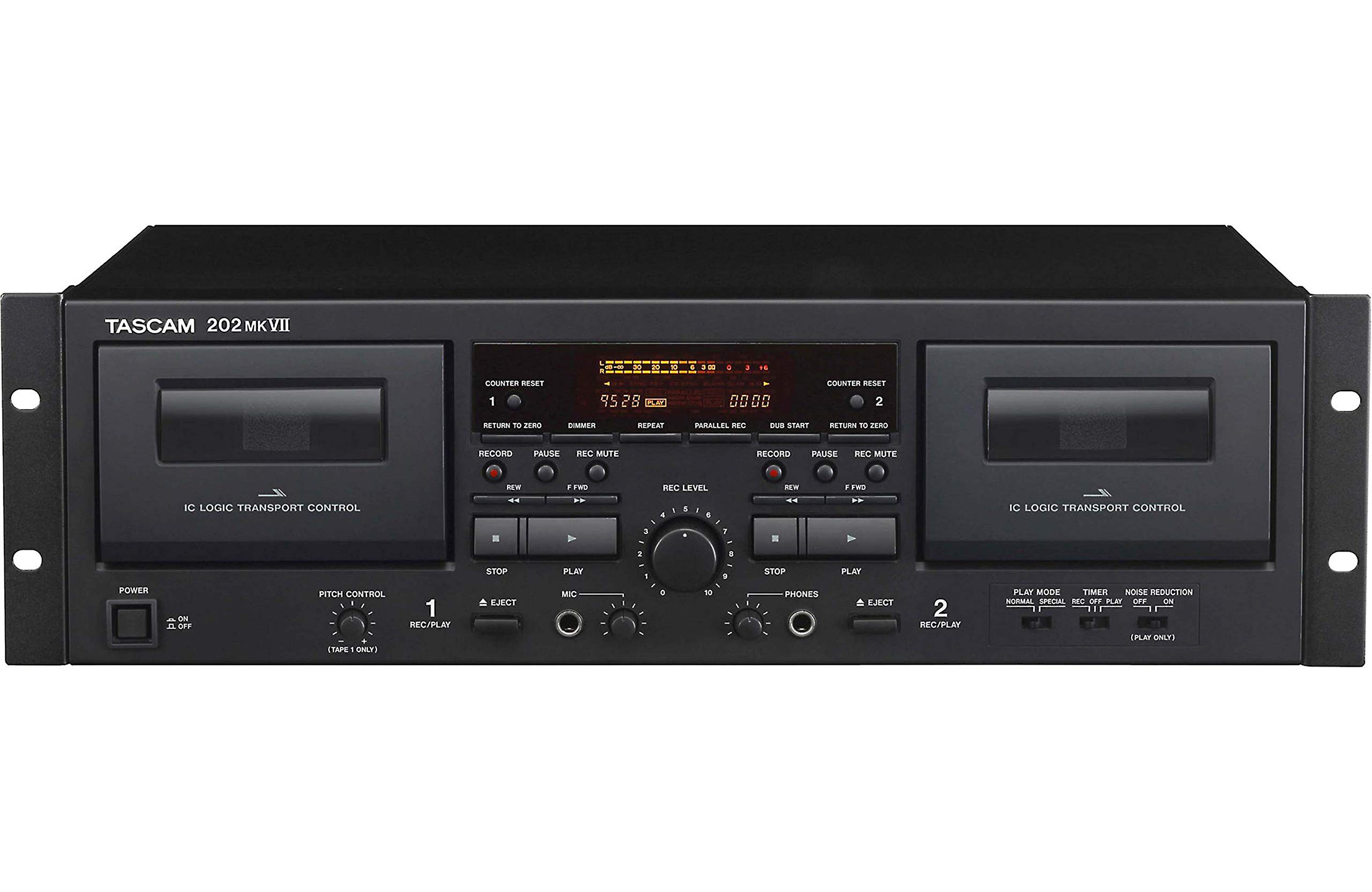 Tascam 202MKVII Double Cassette Recorder Deck with USB Port eBay