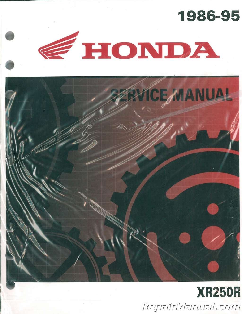 61KT109 1986-1995 Honda XR250R Motorcycle Service Manual Paperback – 2004