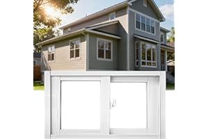 Mobile Home Windows Replacement, Flush Mount Shed Window, Basement Slider Window With Screen And Tempered Glass, Vinyl Bathro