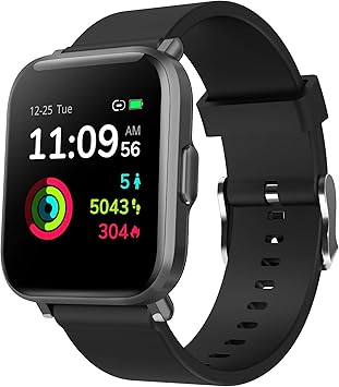 Reloj Inteligente Hombre Mujer, GRDE Smartwatch Fitness 24H ...