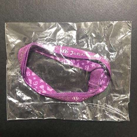 Amazon リストベルト 歌広場淳 裸の王様 代々木 ゴールデンボンバー ガチャ リストバンド リボンブレス ブレスレット リストブレス 紫 アイドル 芸能人グッズ 通販