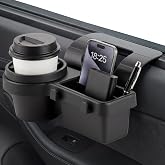 Li&amp;Zhao Window Cup Holders for Vehicles Window Mounted Car Cup Holder | Versatile, Organizes Coffee, Phone, Cards, Keys, Side Hanging Rack