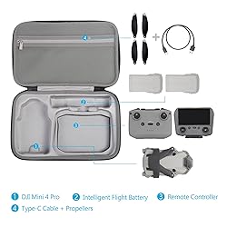 JSVER Carrying Case for DJI Mini 4 Pro EVA Hard