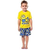 INTIMO Despicable Me Boys' Movie Minions 1 In A Minion Sleep Pajama Set Shorts
