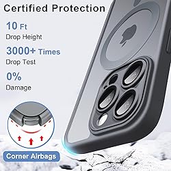 ROYBENS for iPhone 15 Pro Matte Clear Case