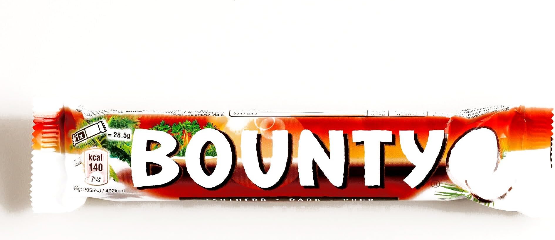 Dark Chocolate Bounty Candy Bar 2 oz each (1 Item Per Order)