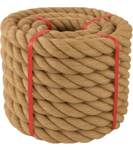 Aoneky Corde torsadée en nylon - Corde de traction blanche Aoneky Corde torsadée en nylon - Corde de traction blanche