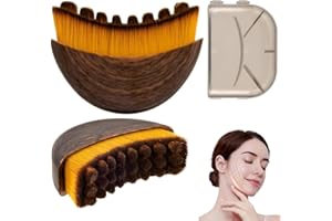 VDDO Lymphatic Contour Face Brush,Contour Face Brush for Lymphatic Drainage,Dry Lymphatic Drainage Massager,Ergonomically Designed to Fit The Skin Precisely