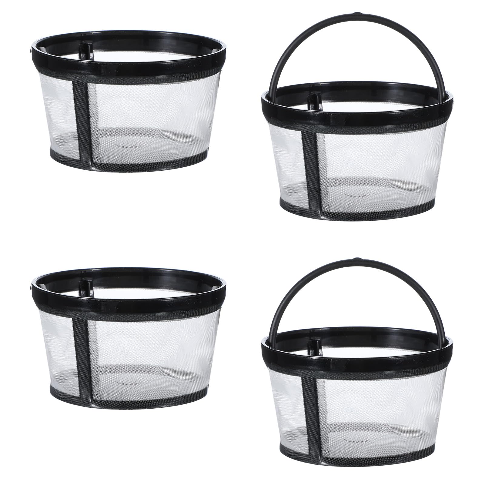 Photo 1 of BOHUIZ 4PCS Reusable Coffee Filters, 4-6 Cup Nylon Mesh with Handle Replacement Coffee Filter Basket for Mr. Coffee and Most Coffeemakers and Brewers