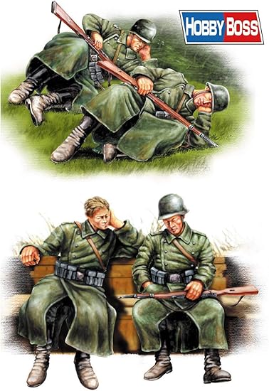 Amazon ホビーボス 1 35 ファイティングヴィークルシリーズ 人形 ドイツ軍 歩兵 休息セット プラモデル 844 プラモデル 通販