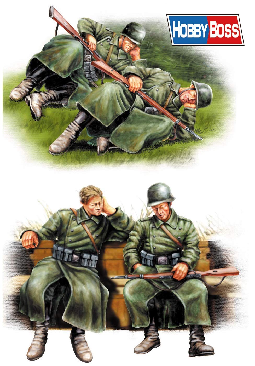 Hobbyboss 1: 35 - German Infantry - Taking A Rest