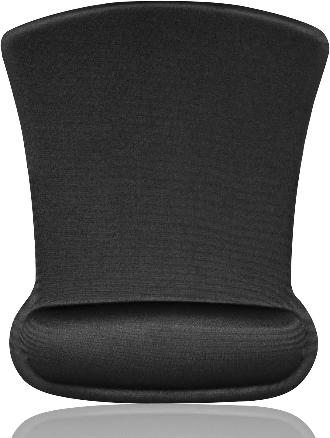 MROCO Ergonomic Mouse Pad with Gel Wrist Rest Comfortable Mouse Pad with Wrist Support, Pain Relief Mousepad with Non-Slip PU Base Mouse Mat for Home, Office & Travel, 9.8 x 7.8 inches, Black