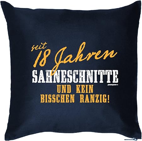 18esimo Compleanno Regalo Idee Cuscino Con Imbottitura Da 18 Anni Regalo Di Compleanno Per 18 Anni Mitbringsel Amazon It Casa E Cucina