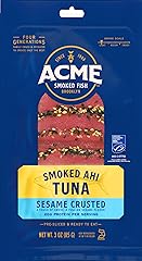 Acme Smoked Fish Sesame Crusted Smoked Ahi Tuna, 3 OZ