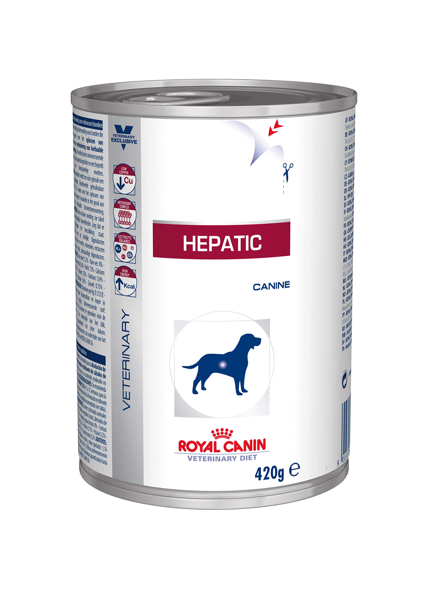 royal canin hepatic dog food feeding guide