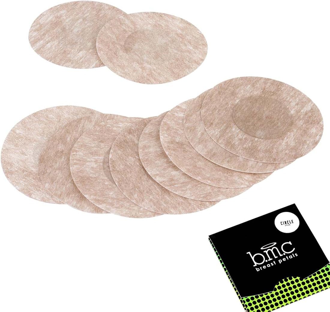 BMC Womens Multi Shaped Adhesive No Show Disposable Breast Petal