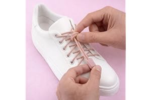Tieless Elastic Shoe Laces - No Tie Shoelaces for Men Women with Spring Lock, Tail Clip, 3mm Elastic Rope