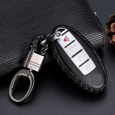Carbon Fiber Key Fob Cover for Infiniti, Nissan Cars Oman Ubuy - Main Image