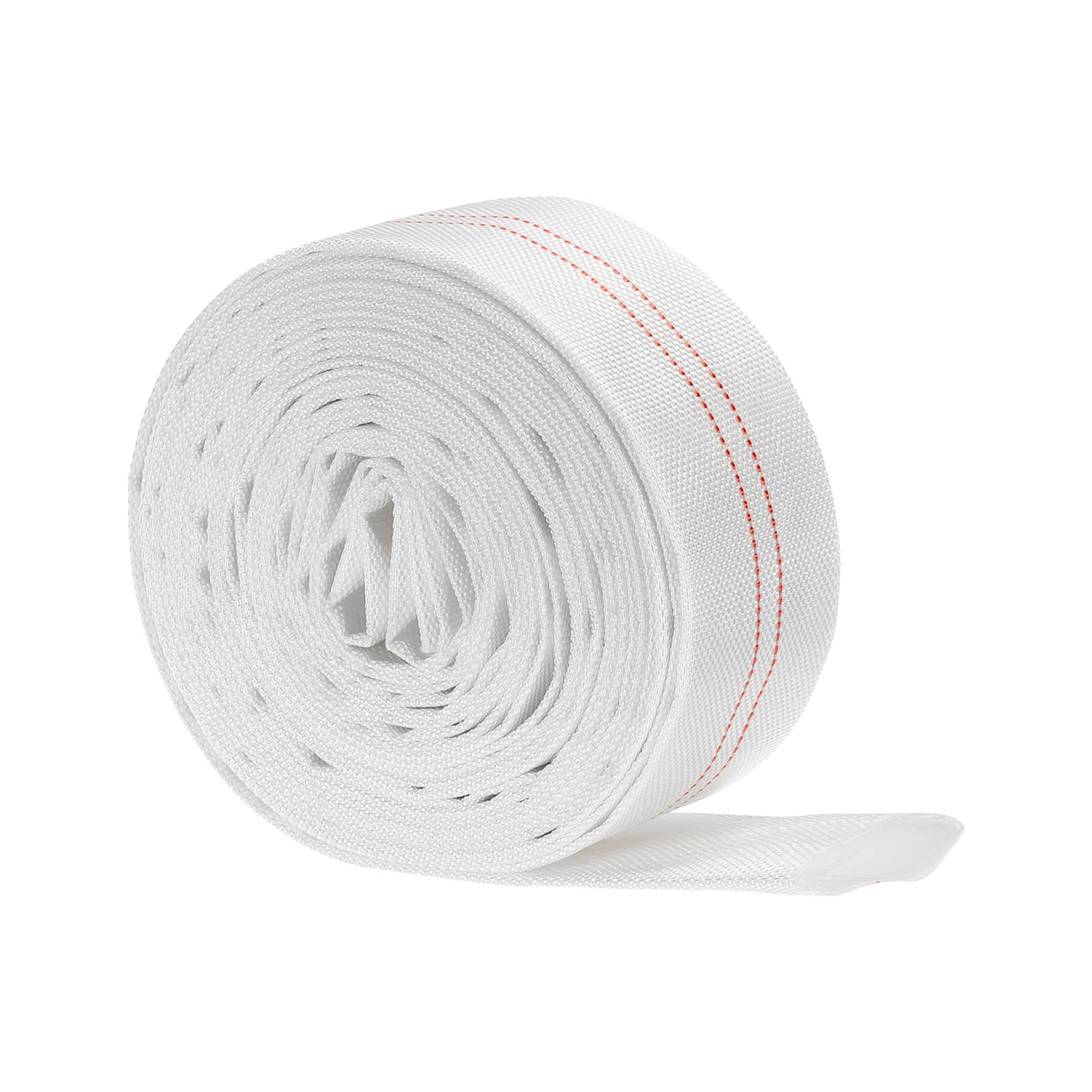 PATIKIL 40mm ID 25ft Lightweight Backwash Hose Lay Flat Reinforced Discharge PVC Hose 0.8MPa for Swimming Pool