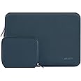 MOSISO Laptop Case 13.3 inch, 13-13.3 inch Laptop Sleeve Bag Compatible with MacBook Air/Pro 13 / Pro 14, HP Dell ASUS Lenovo Notebook, Neoprene Computer Sleeve Bag with Small Case, Haze Blue