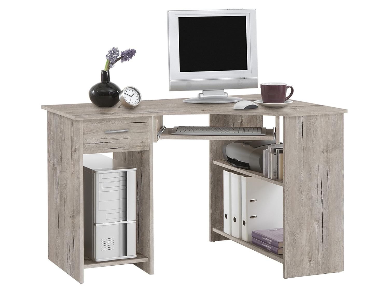 Möbel & Wohnen Eck-Schreibtisch Bürotisch Computertisch