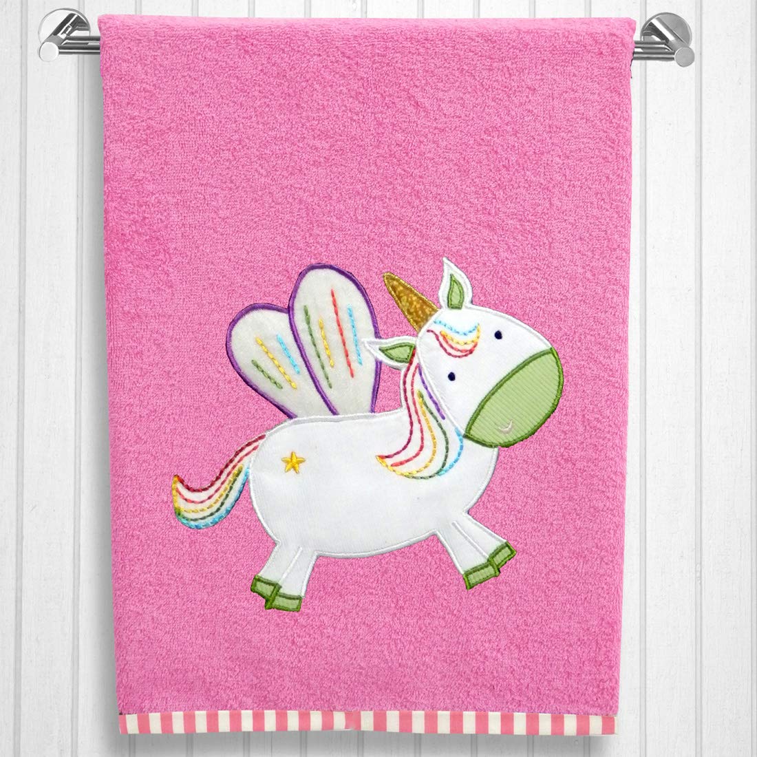 unicorn bath towel