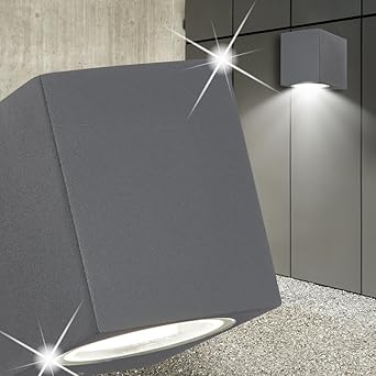 Mia Light Wurfel Wand Leuchte Aussen Klassisch Anthrazit Metall Lampe Aussenlampe Aussenleuchte Wandlampe Wandleuchte Amazon De Beleuchtung