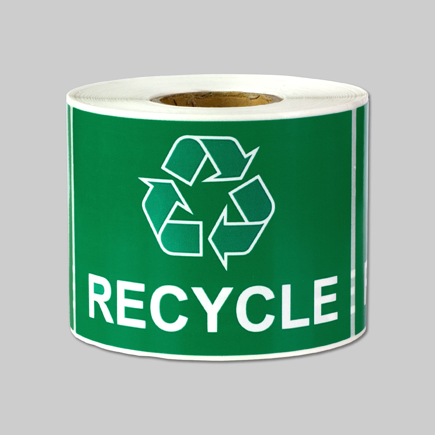 Buy Recycle Sticker with Recycling Arrow Symbol 3"x2" with Recycle