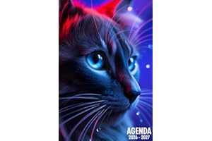 Agenda Scolaire 2026-2027 Chat: Organisateur A5 Bi-Journalier (2 Jours par Page) Septembre 2026 – Juillet 2027 | pour Enfants