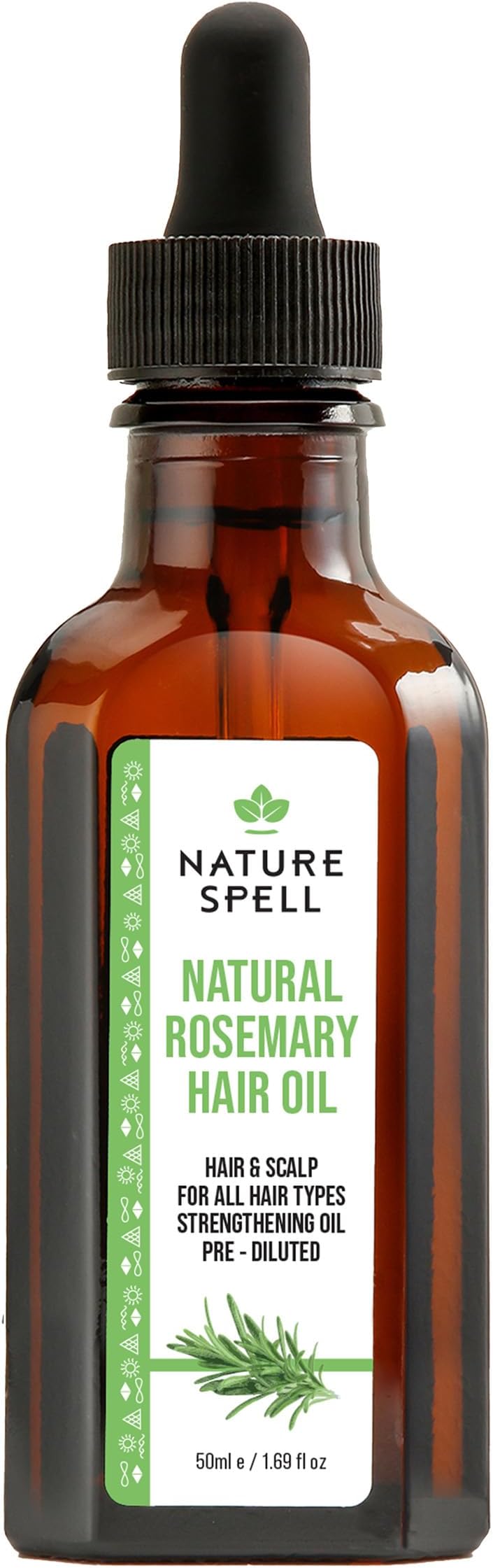 Nature Spell Rosemary Oil for Hair Growth 50 ml Pre-Diluted Scalp Oil